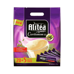 شیر چای علی تی با طعم هل 25 عددی |  Alitea Cardamom Tea 3in1