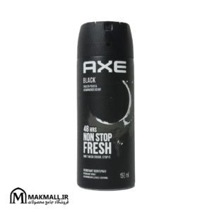 اسپری بدن اکس بلک - گلابی یخ‌ و چوب سرو - AXE Black Frozen Pear & Cedarwood