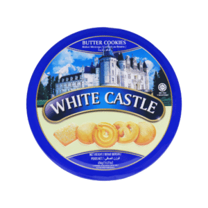 شیرینی کره‌ای وایت کسل قوطی ۴۵۴ گرمی | White Castle Butter Cookies Tin 454g