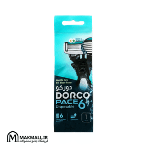 تیغ دورکو پیس 6 یکبار مصرف شش لب مردانه | DORCO PACE 6 Disposable Six Blade Razor