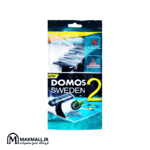 تیغ یکبار مصرف دوموس سوئد 2 لب بسته 5 عددی | DOMOS Sweden 2 Blade Disposable Razor 5 Pack