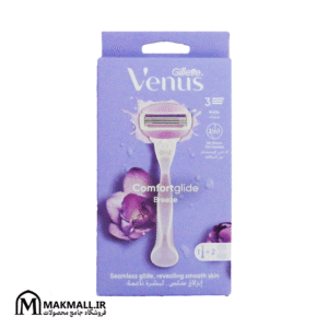 تیغ زنانه ژیلت ونوس 3 لب با نوار مرطوب‌کننده و روغن‌های گیاهی | Gillette Venus ComfortGlide Breeze Women’s Razor