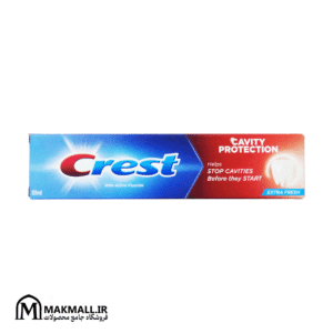 خمیر دندان کرست اکسترا فرش فلوراید فعال پیشگیری از پوسیدگی دندان 125 میلی‌لیتر | Crest Extra Fresh Cavity Protection Active Fluoride Toothpaste 125ml