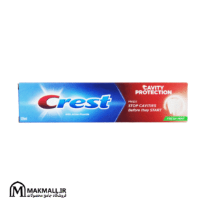 خمیر دندان کرست فرش مینت فلوراید فعال پیشگیری از پوسیدگی دندان 125 میلی‌لیتر | Crest Fresh Mint Cavity Protection Active Fluoride Toothpaste 125ml
