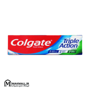خمیر دندان کولگیت تریپل اکشن 100 میل | Colgate Triple Action Original Mint 100ml
