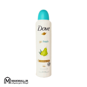 اسپری ضد تعریق داو گوفرش عصاره گلابی و آلوئه ورا 250 میل | Dove Go Fresh Pear & Aloe Vera Antiperspirant Spray 250ml