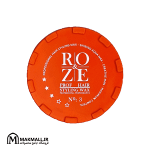 واکس مو آبرسان و براق رز RIO & ZIE شماره 3 | RIO & ZIE SHINING AQUA STYLING WAX No.3