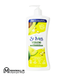 لوسیون مرطوب‌کننده بدن سنت آیوز ( اس تی-ایوز)با ویتامین E و آووکادو - ST.Ives Hydrating Vitamin E & Avocado Body Lotion 621ml