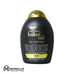 شامپو هیدراته و ضد وز روغن کوکویی اوجی ایکس | OGX Hydrate & Defrizz + Kukui Oil Shampoo