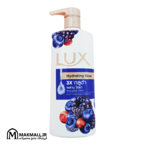 شامپو بدن لوکس هیدریتینگ گلو با رایحه توت‌های مخلوط | Lux Hydrating Glow Body Wash Sweet Mixed Berries 500ml