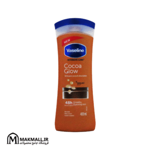 لوسیون مرطوب کننده وازلین با رایحه کاکائو  | Vaseline Intensive Care Cocoa Glow Body Lotion 400ml