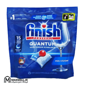 قرص ماشین ظرفشویی فینیش کوانتوم پاوربال | Finish Powerball Quantum  ۱۵ عددی