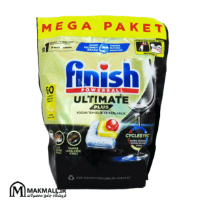 قرص ماشین ظرفشویی فینیش التیمیت پلاس لیمو 60 عددی | Finish Ultimate Plus 60 Pcs