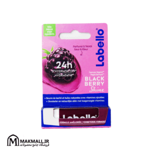 بالم لب بلک‌بری لابلو وگان 4.8 گرم | Labello Blackberry Shine Vegan Lip Balm 4.8g