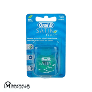 نخ دندان اورال-بی ساتین فلاس طعم نعنا 25 متر | Oral-B Satin Floss Mint 25m