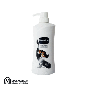 شامپو وازلین دیپ کلینز 650 میل | Vaseline Deep Cleanse Milk Nutrient Shampoo 650ml