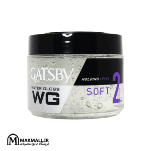 ژل مو گتسبی واتر گلاس WG سافت سطح ۲ نگه‌داری ۳۰۰ گرم | Gatsby Water Gloss WG Holding Level 2 Soft 300g