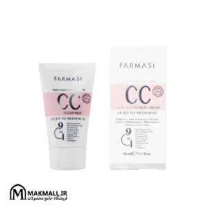 سی سی کرم فارماسی مولتی مینرال 9 در 1 SPF25 شماره 02 | Farmasi Skin Perfecting Balm CC Color Control Cream Light to Medium