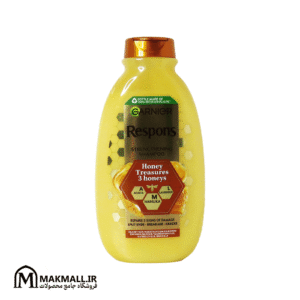 شامپو تقویت‌کننده گارنیر عسل سه‌گانه 300 میل |‌ Garnier Honey Treasures 3 Honeys Strengthening Shampoo 300ml