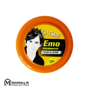 واکس مو قوی و براق گتسبی مدل ایمو اسمیتریک 75 گرم | Gatsby Emo Asymmetric Tough & Shine Hair Wax 75g