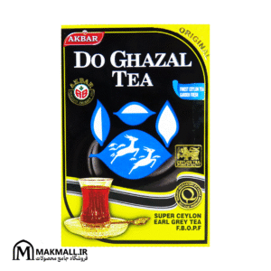 چای دو غزال ارل گری ۵۰۰ گرمی | Akbar Do Ghazal Super Ceylon Earl Grey Tea FBOPF 500g