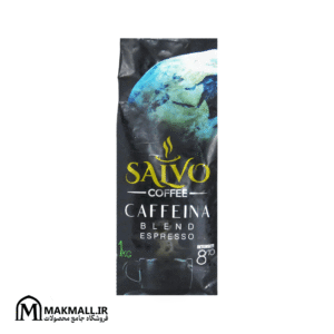قهوه اسپرسو سالوو کافئینا 1 کیلوگرم | Salvo Caffeina Blend Espresso 1kg Medium-Dark Roast