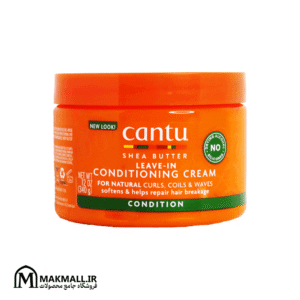 کرم مو(ماسک مو بعد از حمام) کنتو شی باتر 340 گرم | Cantu Shea Butter Leave‑In Conditioning Cream 340g