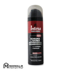 فوم اصلاح انرژی‌زا اینتسا مردانه حاوی کافئین و گوارانا ۳۰۰ میل | Intesa Pour Homme Energizzante Shaving Foam with Caffeine & Guarana 300ml