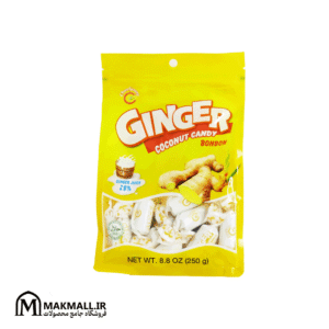 آبنبات زنجبیلی نارگیلی چانگ گوانگ ۲۵۰ گرمی – Chunguang Ginger Coconut Candy Bonbon 250g