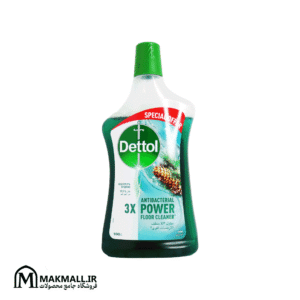 مایع ضدعفونی‌کننده و تمیزکننده سطوح دتول رایحه کاج 900 میلی‌لیتر | Dettol Antibacterial Power Floor Cleaner Pine 900ml