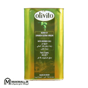روغن زیتون فرابکر اسپانیایی اولیویتو 4 لیتری | Olivito Spanish Extra Virgin Olive Oil 4L