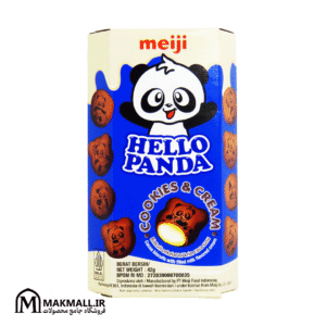 شکلات هلو پاندا طعم کوکی و کرم 42 گرم | Hello Panda Cookies & Cream 42g Meiji