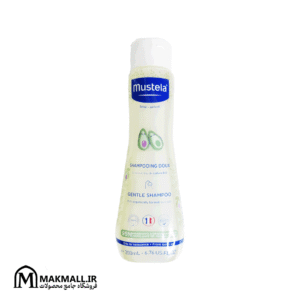 شامپو ملایم ماستلا 200 میلی لیتر مخصوص نوزاد و کودک | Mustela Gentle Shampoo 200ml
