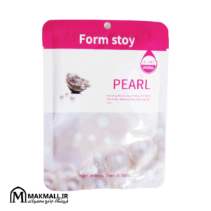 ماسک ورقه‌ای آبرسان، ضدچروک و روشن‌کننده مروارید فرم استوی | Form Stoy Pearl Sheet Mask