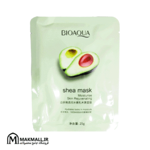 ماسک ورقه‌ای شی باتر آبرسان و جوانساز بیوآکوا 25 گرمی | Bioaqua Shea Moisturising & Skin Rejuvenating Facial Mask 25g