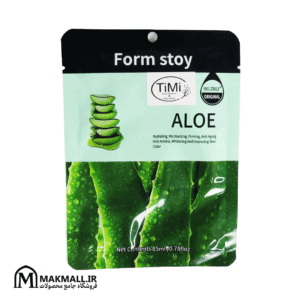 ماسک ورقه‌ای آلوئه‌ورا آبرسان و ضدچروک فرم استوی 25 گرمی | Form Stoy Aloe Hydrating & Anti-Aging Sheet Mask 25g