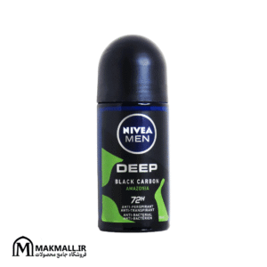 مام مردانه نیوآ دیپ بلک کربن آمازونیا ۷۲ ساعته NIVEA MEN Deep Black Carbon Amazonia 72h Anti-Perspirant 50ml