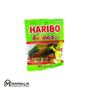 پاستیل هاریبو کرمی میوه‌ای 160 گرم | HARIBO Worms Fruit Gummies 160g