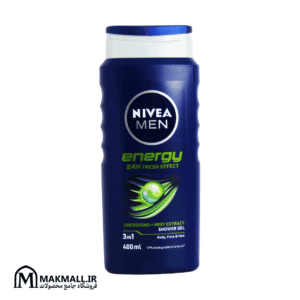 شامپو بدن و شامپو بدن و مو نیوا من مدل انرژی 400 میل | Nivea Men Energy 3in1 Shower Gel 400mlمو نیوا من فرش افکت 400 میل | Nivea Men Energy 3in1 Shower Gel 400ml