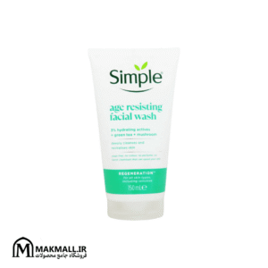 ژل شستشوی صورت ضدچروک سیمپل 150 میل | Simple Age Resisting Facial Wash 150ml