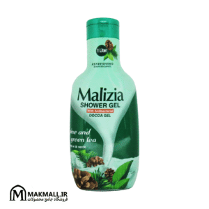 شامپو بدن مالزیا آنتی باکتریال کاج و چای سبز 1000 میل | Malizia Pine & Green Tea Antibacterial Shower Gel 1000ml
