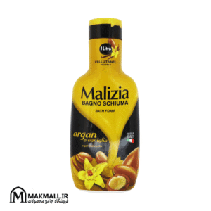 شامپو بدن مالزیا آرگان و وانیل 1000 میل | Malizia Bath Foam Argan & Vanilla 1000ml