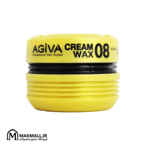واکس مو اگیوا 08 حالت‌دهنده کرمی و براق 175 میل | Agiva Cream Wax 08 Medium Hold Shine 175ml
