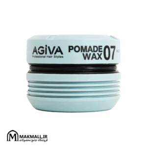 واکس مو اگیوا شماره 07 کراتینه براق‌کننده مو 175 میل | AGIVA Pomade Wax 07 Keratin Shine 175ml