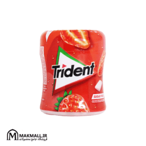 آدامس تریدنت توت فرنگی بدون قند 82.6 گرمی | Trident Strawberry Sugar-Free Gum 82.6g