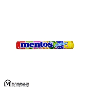 آب‌نبات منتوس 7 میوه 37.5 گرم | Mentos Rainbow Fresh Candy 37.5g