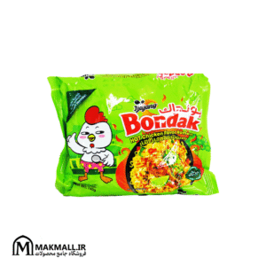 نودل سامیانگ بونداک با طعم مرغ تند و لیمو 140 گرم | Samyang Buldak Hot Chicken Lime Flavor Ramen 140g