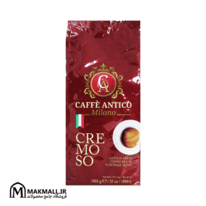 قهوه انتیکو مدل کرموسو 1000 گرم | Caffè Antico Cremoso Coffee – Espresso Milano – درجه رست مدیوم-دارک