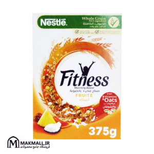 کورن فلکس رژیمی فیتنس (Fitness) طعم میوه های استوایی 375 گرم | Nestlé Fitness Fruits