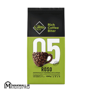 دانه قهوه ریچ کافی بیتر 05 روسو 1000 گرمی 50٪ روبوستا و 50٪ عربیکا | Rich Coffee Biter 05 Roso Whole Coffee Beans 1000g